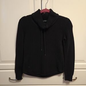 Lauren Ralph Lauren Black Cowl Neck Sweater - Small